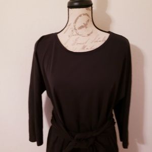 Catherine Malandrino Dresses - NWOT Catherine Black Front Tie Dress sXL Catherine Malandrino Dresses - NWOT Catherine Black Front Tie Dress sXL